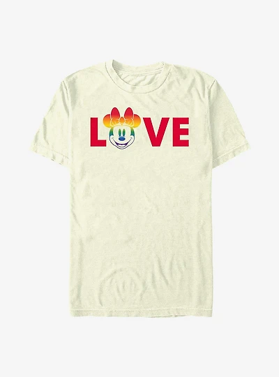 Disney Minnie Mouse Love Rainbow Pride T-Shirt