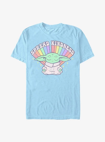 Star Wars The Mandalorian The Child Rainbow Spread Kindness T-Shirt