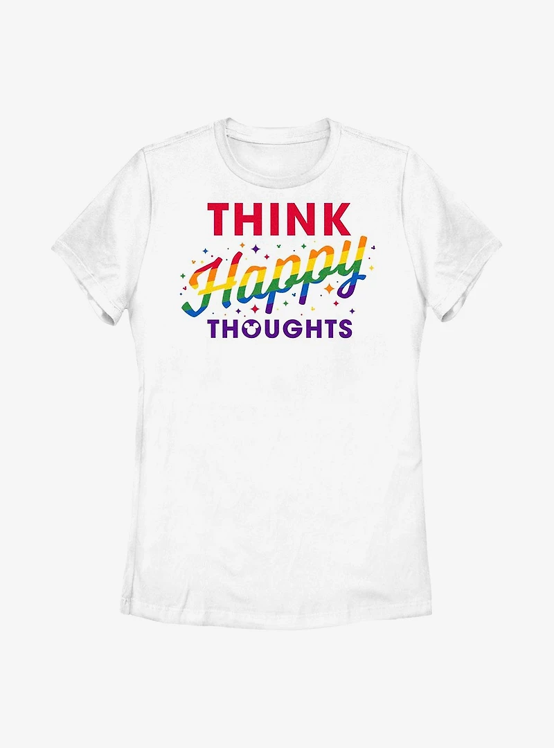 Disney Mickey Mouse Pride Happy Thoughts T-Shirt