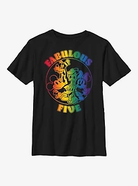Disney Mickey Mouse Pride Five Youth T-Shirt