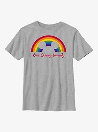 Disney Mickey Mouse Pride Rainbow Family Youth T-Shirt