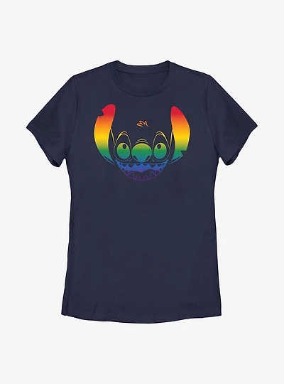 Disney Lilo And Stitch Pride Big Face T-Shirt