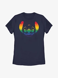 Disney Lilo And Stitch Pride Big Face T-Shirt