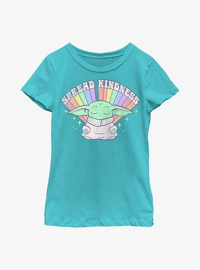 Star Wars The Mandalorian Pride Meditate Kindness Youth T-Shirt