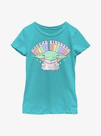 Star Wars The Mandalorian Pride Meditate Kindness Youth T-Shirt