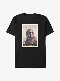 Star Wars The Mandalorian Fett Card T-Shirt