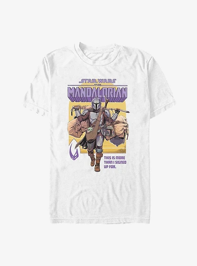 Star Wars The Mandalorian Signed Up Mando T-Shirt