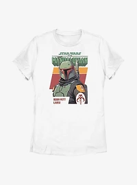 Star Wars The Mandalorian Fett Lives Womens T-Shirt