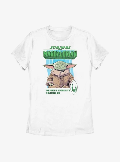 Star Wars The Mandalorian Strong Force Womens T-Shirt