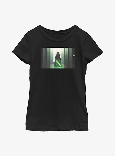 Star Wars The Mandalorian Lone Hero Youth Girls T-Shirt