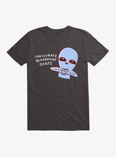 Strange Planet Inaccurate Bloodpump Shape T-Shirt