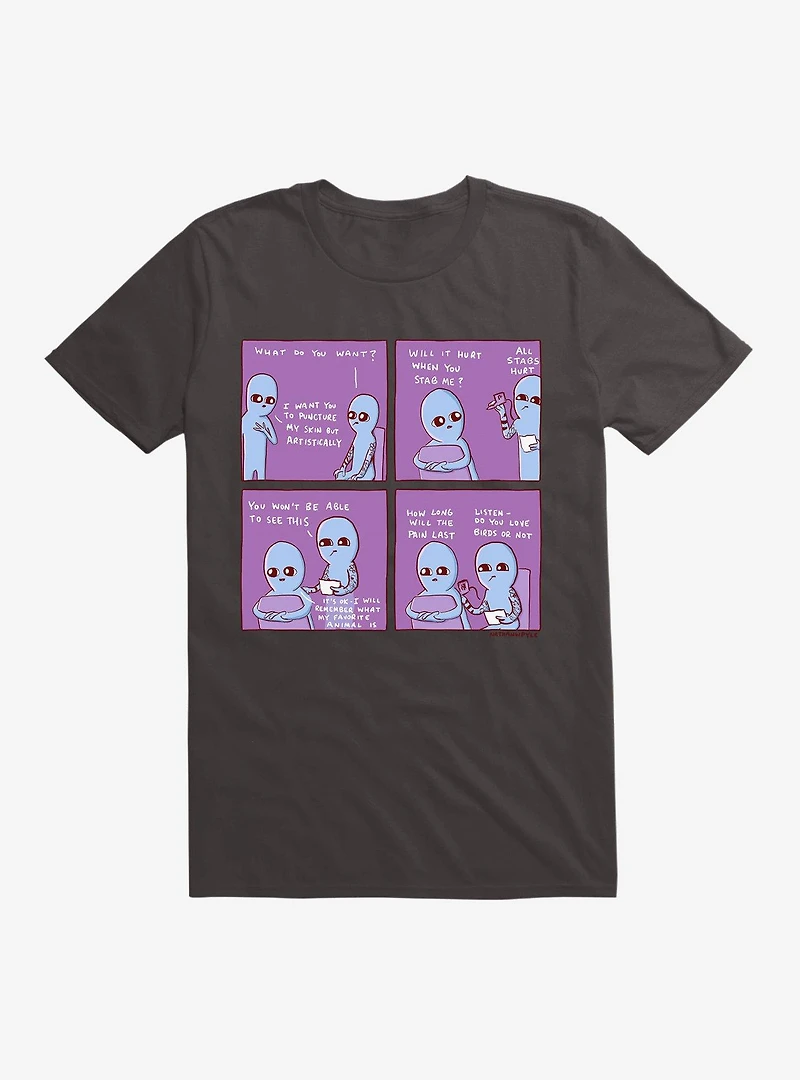 Strange Planet How Long Will The Pain Last T-Shirt