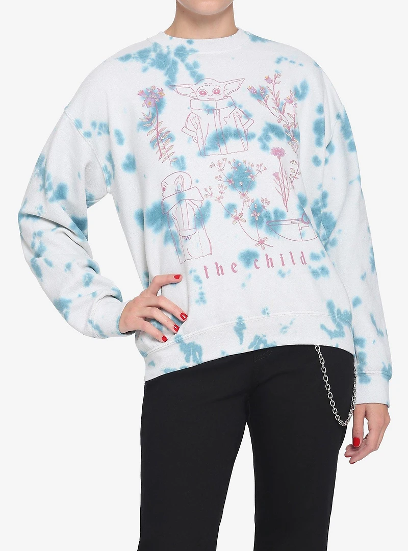 Star Wars The Mandalorian The Child Botanical Wash Girls Sweatshirt