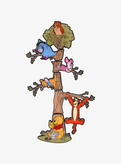 Loungefly Disney Winnie the Pooh Character Tree Blind Box Enamel Pin - BoxLunch Exclusive