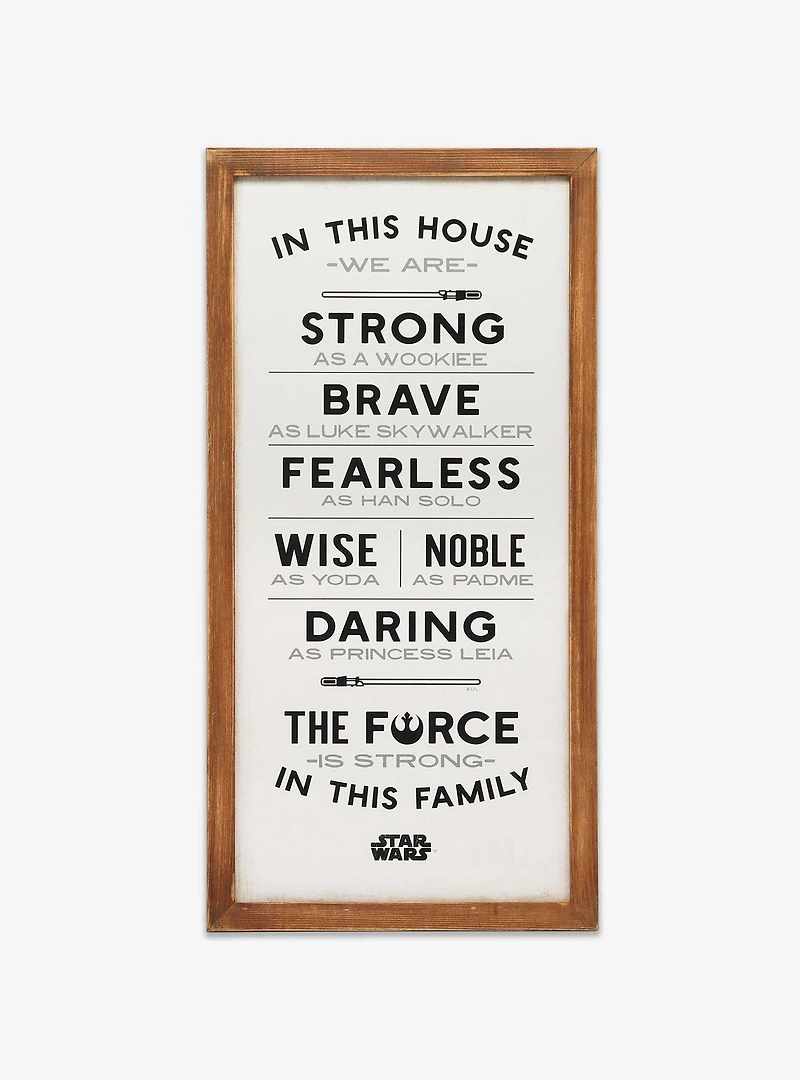 Star Wars Framed Wall Decor