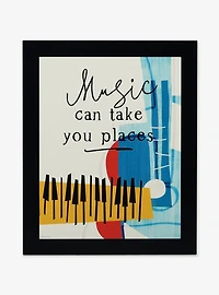 Disney Pixar Soul Music Flat Wood Wall Decor