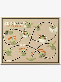 Star Wars The Mandalorian Baby Yoda Map Wood Wall Decor