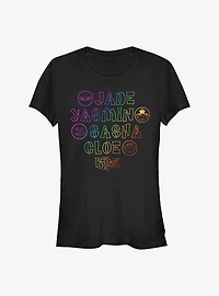 Bratz Name Staked Girls T-Shirt