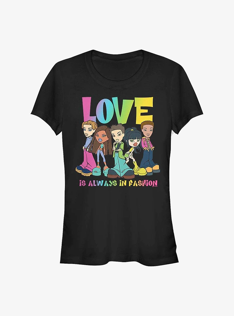 Bratz Rainbow Love Is Always Fashion Girls T-Shirt