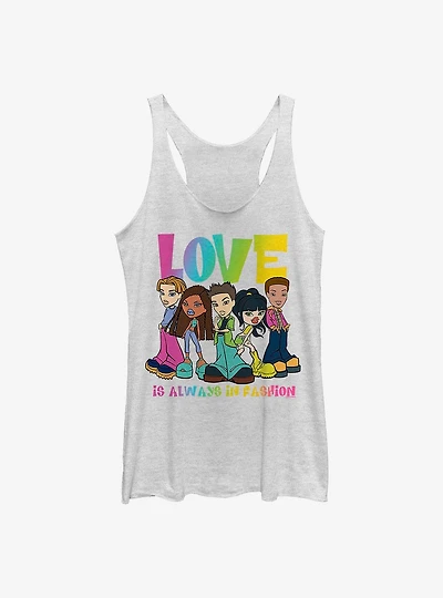 Bratz Rainbow Love Is Always In Fashion Girls Tank