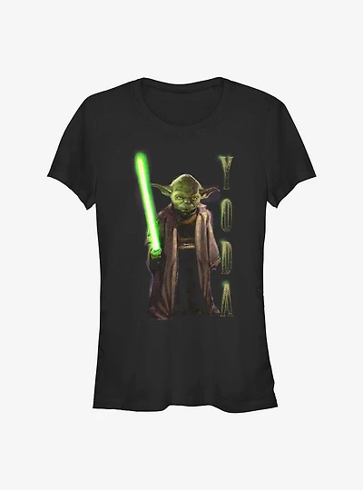 Star Wars: The High Republic Yoda Hero Shot Girls T-Shirt