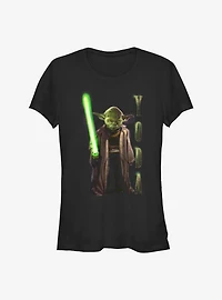 Star Wars: The High Republic Yoda Hero Shot Girls T-Shirt