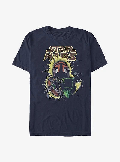 Star Wars Boba Fett Blast Off T-Shirt