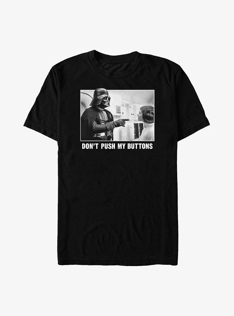 Star Wars Darth Vader Meme Button Pusher T-Shirt