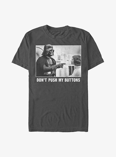 Star Wars Darth Vader Meme Button Pusher T-Shirt