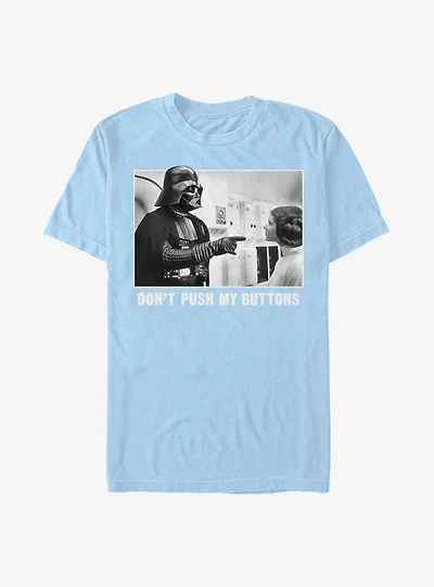 Star Wars Darth Vader Meme Button Pusher T-Shirt