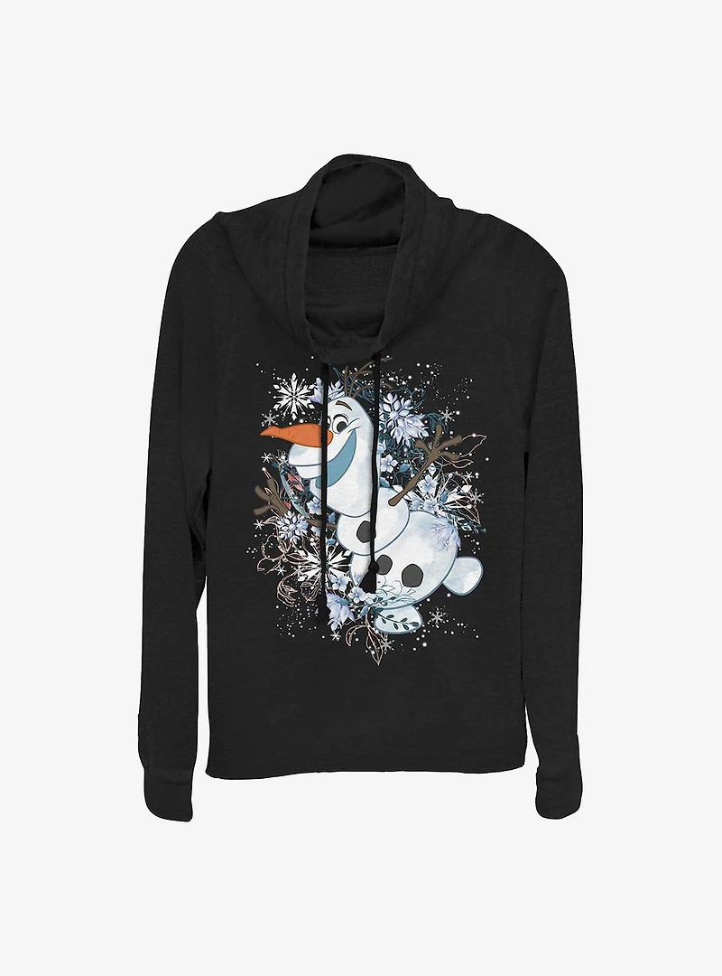Disney Frozen Olaf Dream Cowlneck Long-Sleeve Girls Top