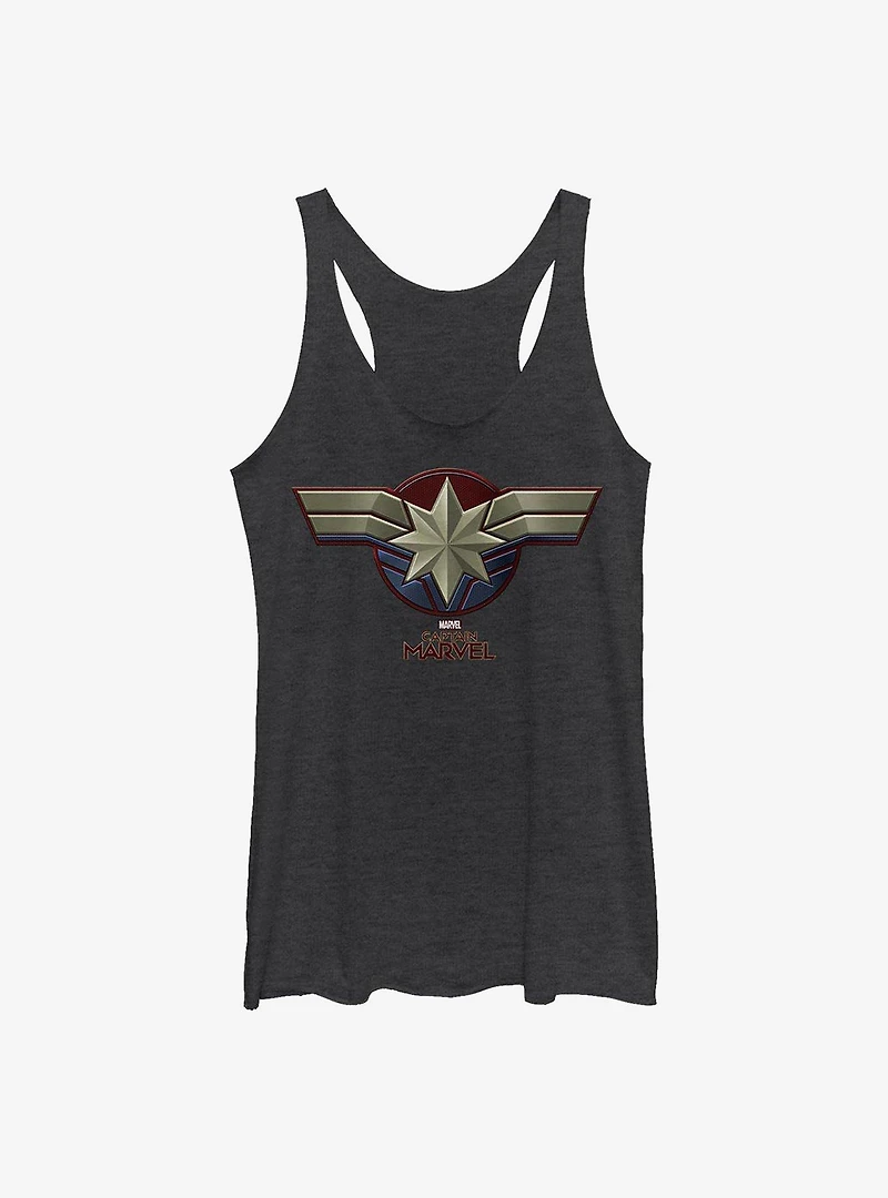 Marvel Captain Logo Girls Tank