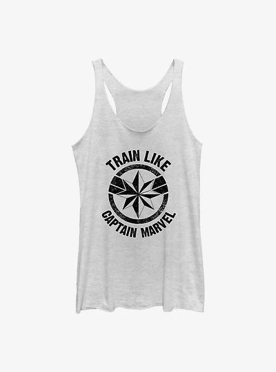 Marvel Captain Train Like Icon Girls Tank