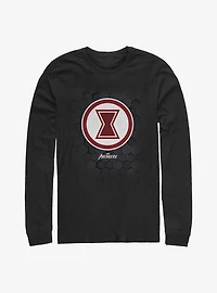 Marvel Black Widow Hex Long-Sleeve T-Shirt