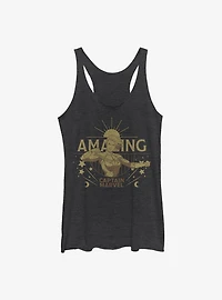 Marvel Captain Retro Comic Girls Tank