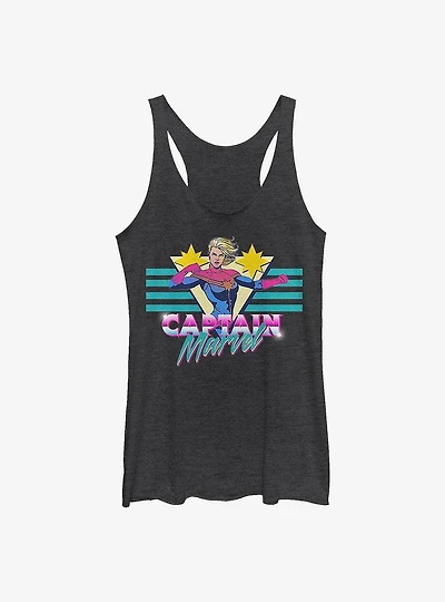 Marvel Captain Retro Wave Girls Tank