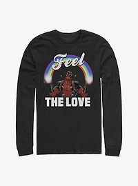 Marvel Deadpool Feel The Love Long-Sleeve T-Shirt