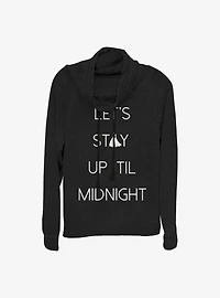 Disney Cinderella Let's Stay Up Cowlneck Long-Sleeve Girls Top