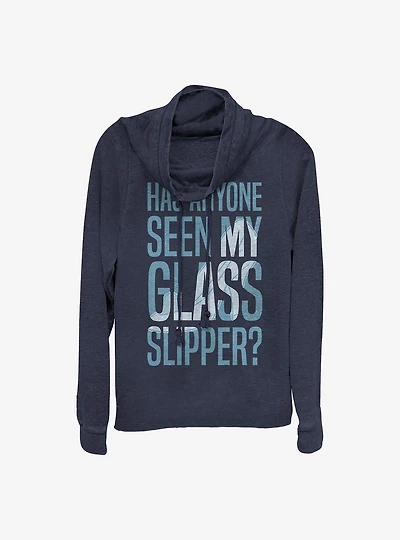 Disney Cinderella Missing Slipper Cowlneck Long-Sleeve Girls Top