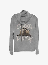 Disney Pixar Finding Nemo Cuddle Party Cowlneck Long-Sleeve Girls Top