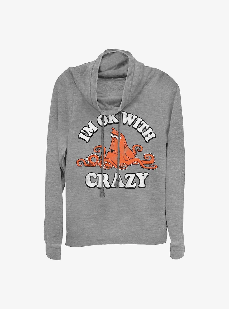 Disney Pixar Finding Nemo Ok With Crazy Cowlneck Long-Sleeve Girls Top