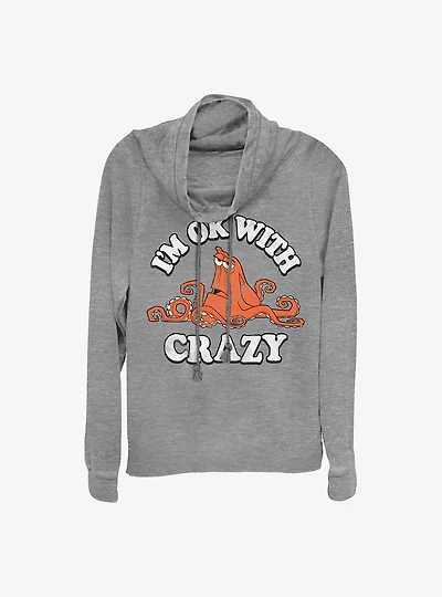 Disney Pixar Finding Nemo Ok With Crazy Cowlneck Long-Sleeve Girls Top