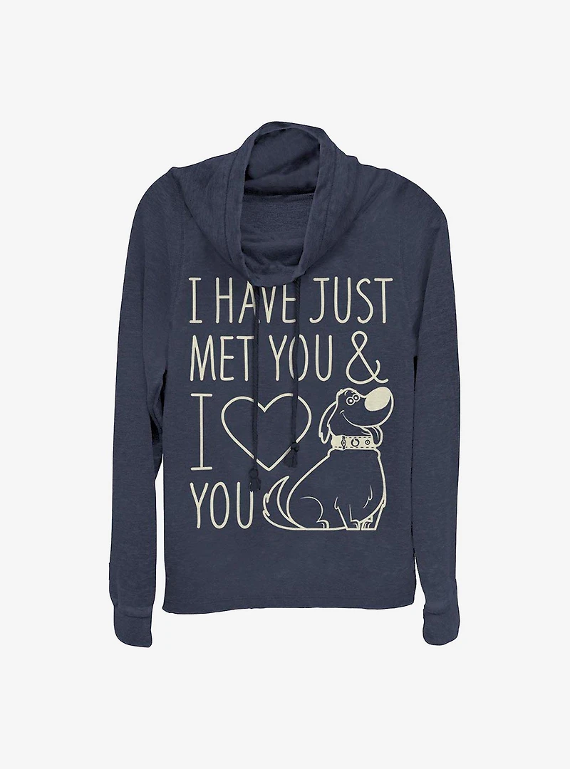 Disney Pixar Up I Love You Cowlneck Long-Sleeve Girls Top