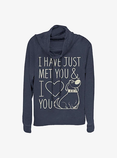 Disney Pixar Up I Love You Cowlneck Long-Sleeve Girls Top