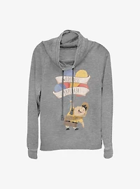 Disney Pixar Up Wilderness Explorer Cowlneck Long-Sleeve Girls Top