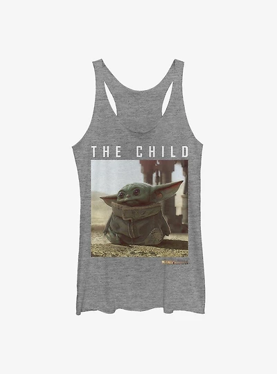 Star Wars The Mandalorian The Child Photo Girls Tank