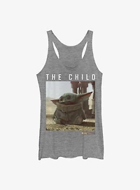 Star Wars The Mandalorian The Child Photo Girls Tank