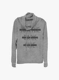 Star Wars Dark Side Rules Cowlneck Long-Sleeve Girls Top