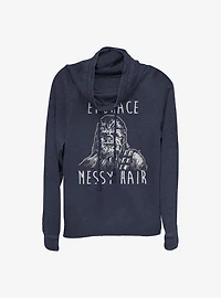 Star Wars Embrace Hair Cowlneck Long-Sleeve Girls Top