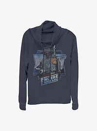 Star Wars The Fett Cowlneck Long-Sleeve Girls Top